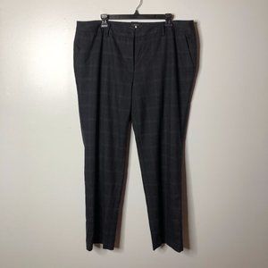 Talbots Womens Plaid Windsor Wool Pant Size 14 W